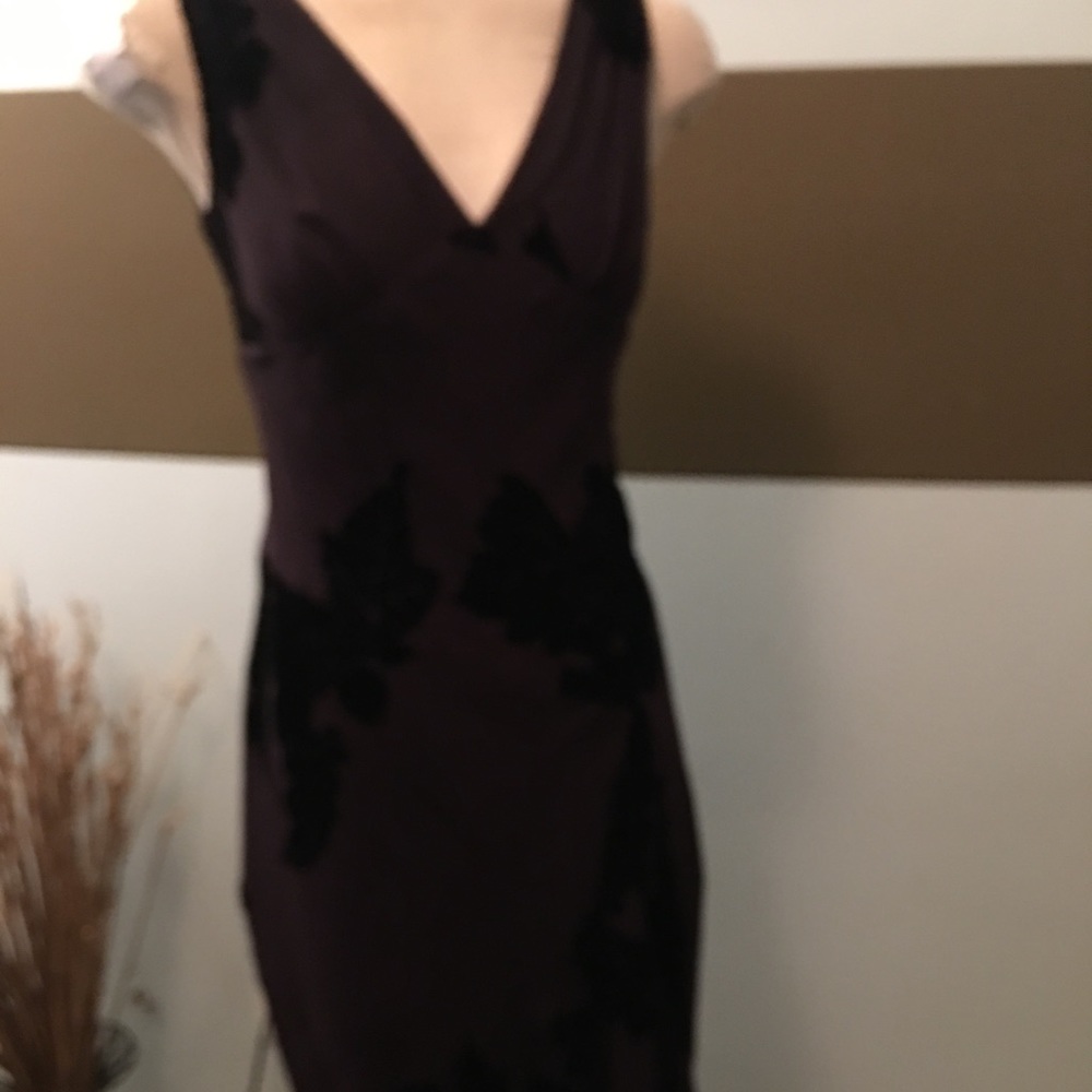 Jones New York Dresses Purple/Black Dress